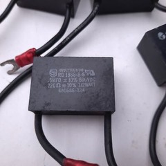 Lot of 5 Electrocube RG1986-8-6 Resistor-Capacitors 0.5 MFD, 220 OHM 1/2W 600VDC