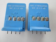 40c ATTENUATOR WE 0-1.5dB LOT OF 2