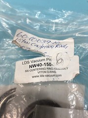 5 Novellus 60-00039-00 Centering Ring, NW40-150-SR-V, 169473