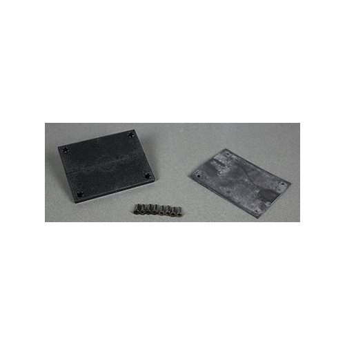 Wiremold 829PCK-BLK, Black, Feed Through, Floor Box Cover Plate, 1pc
