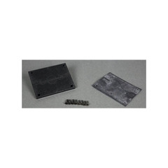 Wiremold 829PCK-BLK, Black, Feed Through, Floor Box Cover Plate, 1pc
