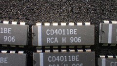 15x NOS vintage RCA IC CD4011BE 4 channel NAND gate IC