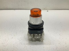 Allen Bradley 800T-PA16 Amber Orange Illuminated Push Button 800T-N326 (TSC)