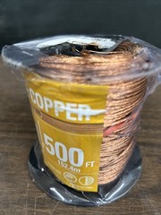 18 AWG Gauge Bare Copper Wire Buss Wire 500′