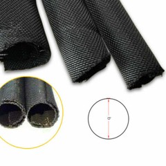 5M Braided Wire Cable Sleeve Nylon Cord Protector Split Pipe Cable Organizer DIY