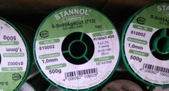 STANNOL lead-free 3.8% silver solder wire 5-core 1.0mm fever audio exceed WBT
