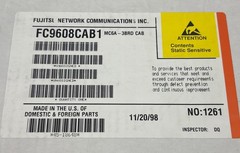 Fujitsu FC9608CAB1 Network Communication Cable – New OEM – Fujitsu