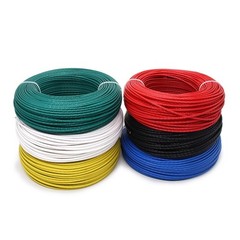 PTFE Cable Silver Plated Copper Stranded Wire Electrical Wire Audio 7/9/11~30AWG