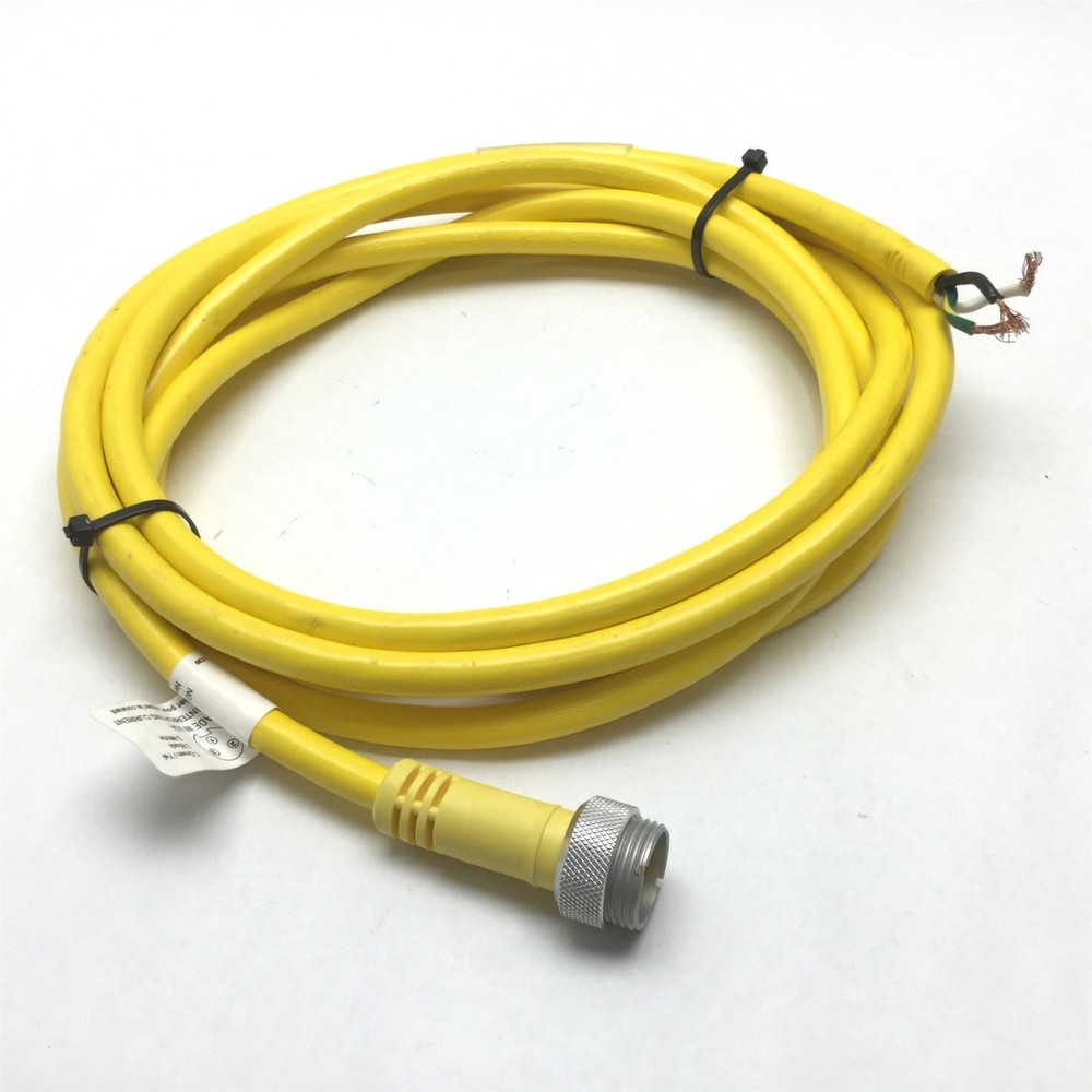 Mencom MIN-3FP-12 Sensor Cordset, Length: 12′, 3-Pin Female, MIN Size