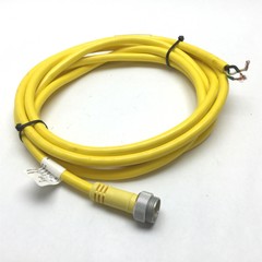 Mencom MIN-3FP-12 Sensor Cordset, Length: 12′, 3-Pin Female, MIN Size