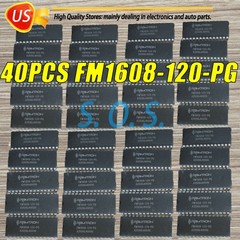 40x Chip For Ramtron FM1608-120-P FM1608-120-PG FM1608 64Kbit FRAM NVRAM DIP28
