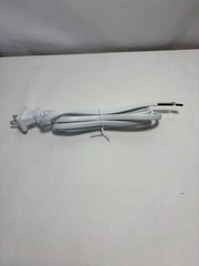 Lot of 5 New Replacement Electrical Cords for Lamps or Other Electric Items