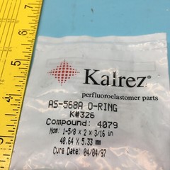 KALREZ AS-568A O-RING K#326, COMPOUND: 4079, 2-326, AS-568A-326, 133629