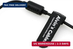 Alvin’s Cables D-tap to DC Power Cable for Sony FX6 FX9 Camera Right Angle DC to