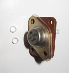 HEP240 MOTOROLA Si NPN Transistor 300v High Voltage 10w Output TO- 66 w/socket