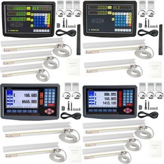 2/3 Axis Linear Scale Digital Readout LCD DRO Display Kit For Bridgeport Mill