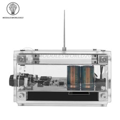 Bluetooth Music Tesla Coil AC110-240V 120W 50/60Hz High Frequency Voltage Pulse