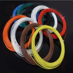Clear 200°C HIGH TEMP PTFE Silver Plated Copper Wire Earphone Cable 9~30AWG