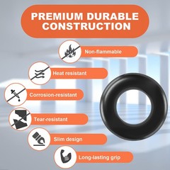 Wiring Grommets – Rubber Open Grommet – For Cable Hole 3mm – 60mm Black
