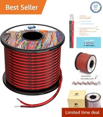 Durable 20 AWG 200ft Silicone Wire | Low Impedance Tinned Copper for Efficiency
