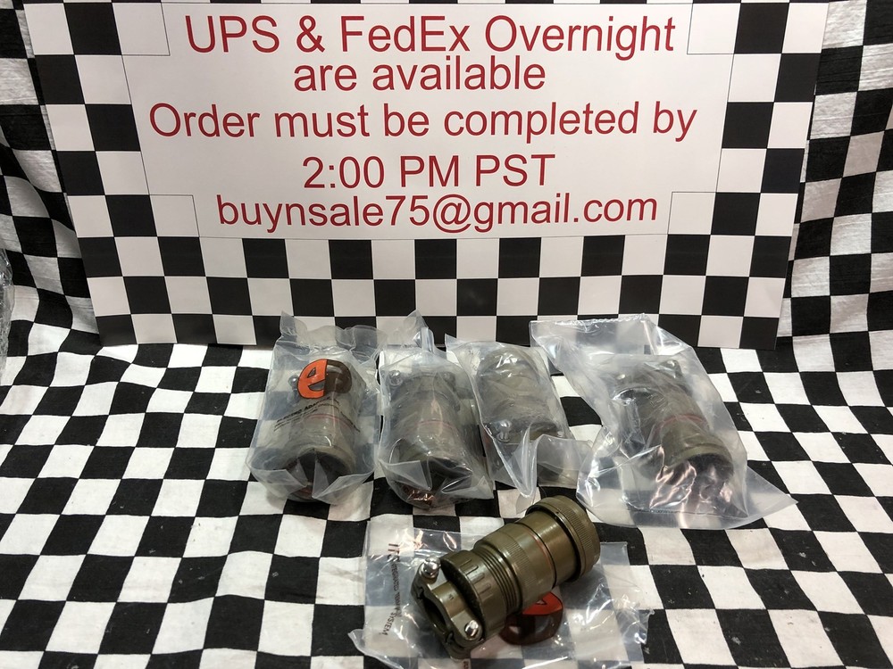 LOT OF 5 GLENAIR BACKSHELL 31461-E4021S37121S0555, MS3057-12A #BOX 13 “D7”
