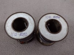Solder Rosin Core 40/60 3/32″ 1.5 lbs Hewitt Metals Corp. Detroit
