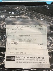 Tokyo Electron TEL 2110-325280-12 Assy, Tube, Flex, 1/4″, 178839