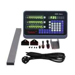 3Axis Digital Readout DRO Display 5µm Linear Scale 14”+18”+38”Kit CNC Milling