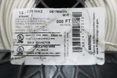 Cerrowire E85964A Machine Tool White Stranded Wire 600v 500ft
