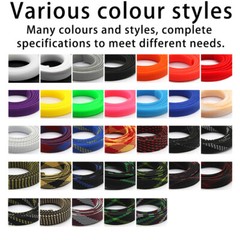 Ø25mm PET Nylon Braided Sleeving Cable Conduit Cable Braid Cable Car Audio Cable