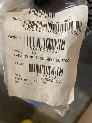 (Pack of 10) 1200uF 250v Mallory Computer Grade Capacitor CGS122T250V3C POS+85C