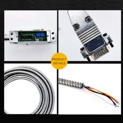 Precision 1μm Linear Scale DRO 3 Axis Digital Readout Glass Encoder Lathe Mill