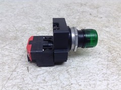 Control Concepts HFVLU24L-60HZ Green Illuminated Push Button CBFS (OK)