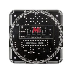 DIY Rotating LED Electronic Digital Clock Kit Learning Board DC5V DS1302 + Shell