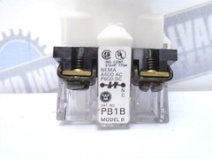 Westinghouse – PB2ABRB – Momentary RED Push Button OIL-TITE Switch – 1 NC (NEW)