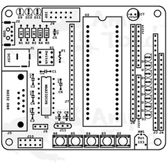 C51 and AVR MCU Development Board for Atmel and STC MCUs
