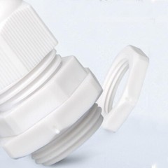 Waterproof Cable Gland Connector IP68 White Black Nylon Plastic PG-7/9/11~36/42