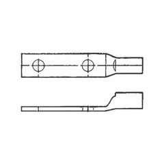 Blackburn CTL3502, 350 KCMIL, 1/2″ Stud, Copper, 2-Hole, Compression Lug, 1 pc
