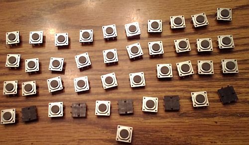 Lot of 41: SMK JPM1020-0201 Switches