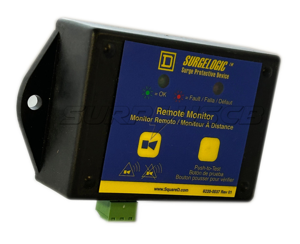 Square D TVS12RMU Surge Protection Device Accessory, Surgelogic, Monitor, Remote
