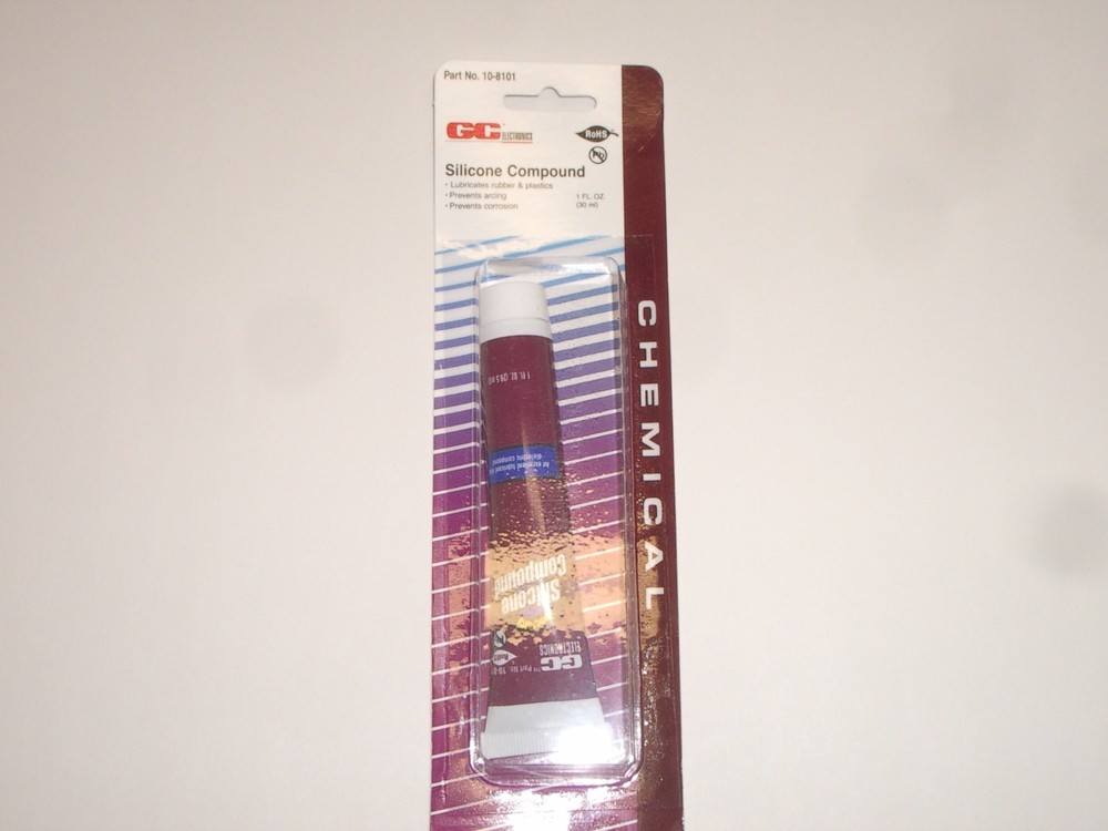 GC ELECTRONICS 10-8101 SILICONE DIELECTRIC ANTI-CORROSION LUBRICANT TUBE 1 OZ
