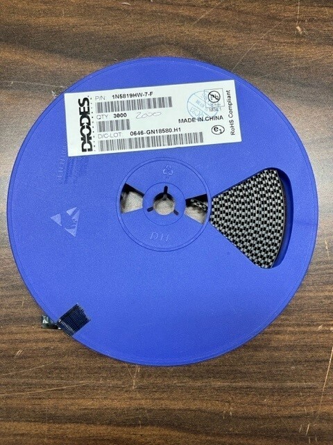 1N5819HW-7-F New on reel 2000 pcs.
