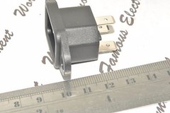1pcs – SCHURTER IEC Inlet C14 Socket AC 10A 250VAC – 6162.0058