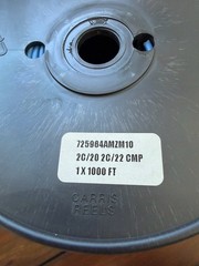 1000FT 2C 20AWG + 2C 22AWG CMP Plenum Blue Cable