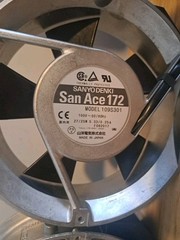 SANYO DENKI Fan 109S301 San Ace 172 100V 50/60Hz 27/25W 0.33/0.25A Lot Of 2