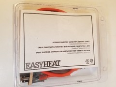 Easy Heat 12 FT Automatic Electric Water Pipe Heating Cable AHB112 120V