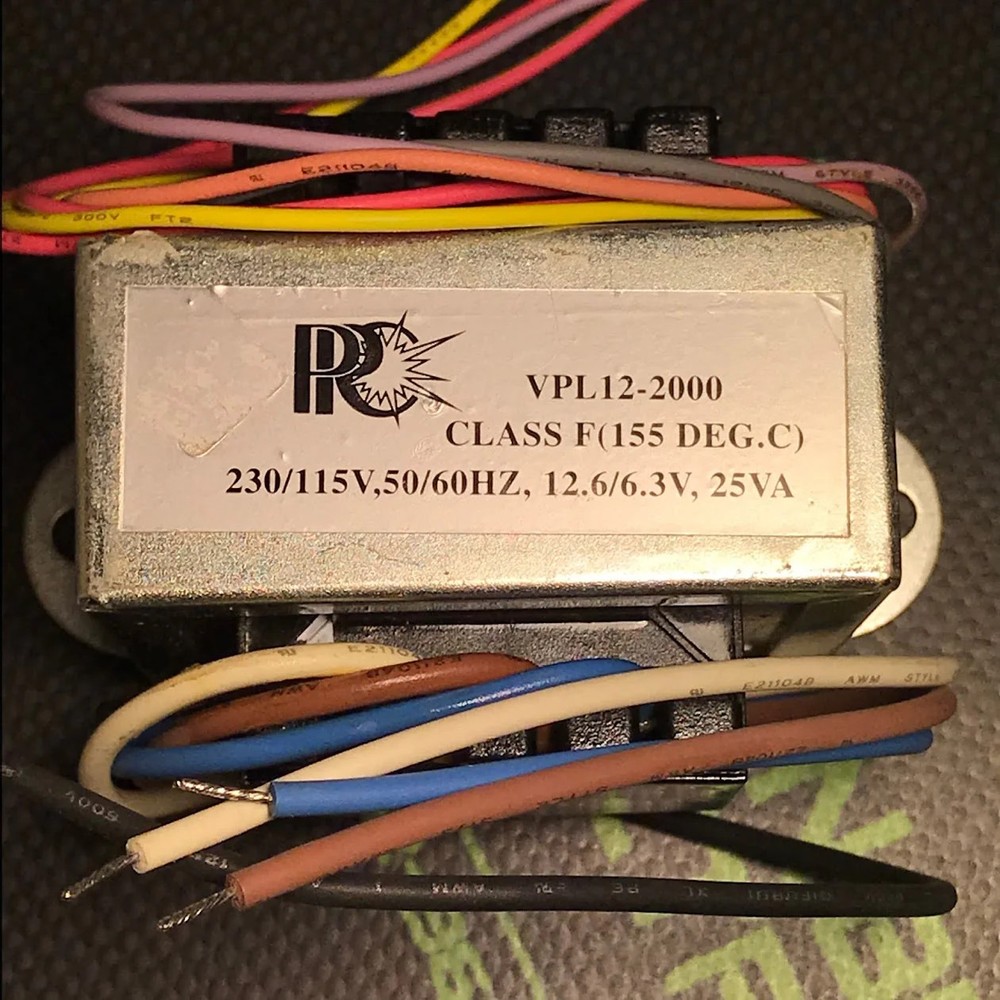 VPL12-2000 – PARALLAX – 230/115V 50/60HZ 12.6/6.3V 25VA
