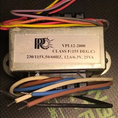 VPL12-2000 – PARALLAX – 230/115V 50/60HZ 12.6/6.3V 25VA