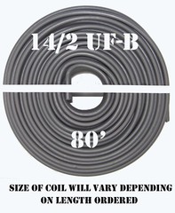 14/2 UF-B x 80′ Southwire Underground Feeder Cable