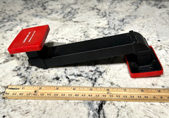 RIGID 90 Degree Angles Waveguide Black w/Red Caps 2.5″ Ends Untested